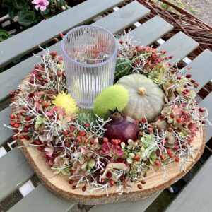 Herbstliche Dekorationen